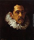 Diego Rodriguez De Silva Velazquez Famous Paintings - Portrait of a Man with a Goatee